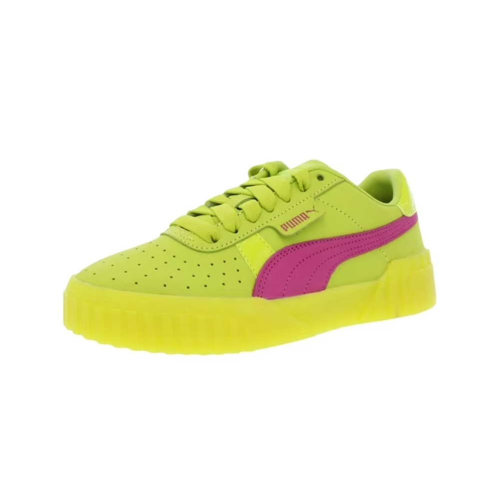 Puma Cali 90's Womens Shoes Lime Fuschia US 8